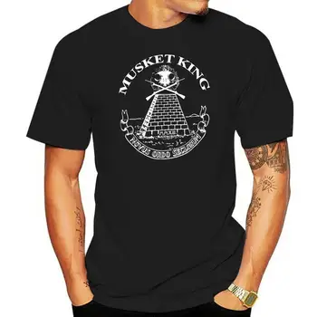 Heavy Metal Death Metal marškinėliai Dideli musket King Novus Ordo Seclorum Aukštos kokybės marškinėliai