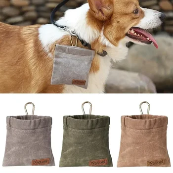 Šunų skanėstų krepšys Nešiojamas šviesą atspindintis lauko šunų skanėstų maišelis dresūrai Šėrimo krepšys nuimamas naminių gyvūnėlių dresūros juosmens krepšys Šunų reikmenys