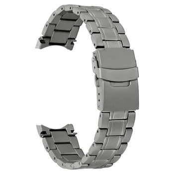 BERNY Quick Release 20m Full Titanium Watch Bands with Titanium Clasp Bracelet Watch Titanium Buckle Strap for Men
