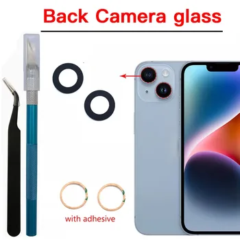 Galinės kameros objektyvo stiklo keitimas iPhone 6 6P 6s 7 7P 8 Plus X XR XS 11 12 13 Pro Max su klijais ir taisymo įrankiais