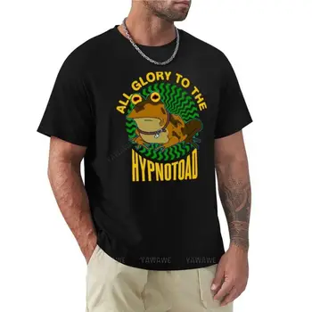 vyriški marškinėliai medvilniniai marškinėliai All Glory to the Hypnotoad marškinėliai trikotažas sportiniai gerbėjų marškinėliai grafiniai marškinėliai Vyriški marškinėliai