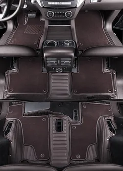 Geriausia kokybė! Individualūs specialūs automobilių grindų kilimėliai Volkswagen Sharan 6 7 sėdynės 2022-2011 m. patvarūs vandeniui atsparūs dvigubo sluoksnio kilimai