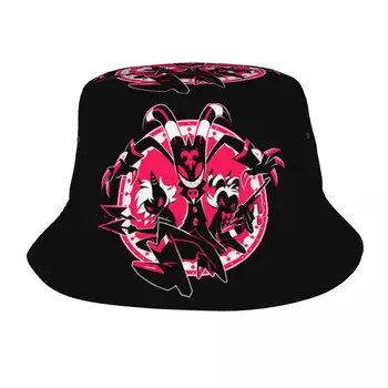 Octavia Blitzo kaušinės kepurės vyrams Moterys Vasaros Helluva Boss Anime Saulės skrybėlė Hip Hop lauko sportinės žūklės kepurė Bobo skrybėlė