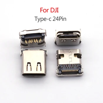 1PC USB įkrovimo prievadas C tipo lizdo jungtis, skirta DJI Mavic 2 Air 2 2S Mini 2 Remote Drone nuotolinio valdymo pulto įkrovimo doko prievadas