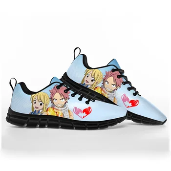 Anime Fėjos uodega Natsu Dragneel sportiniai bateliai Vyrai Moterys Paaugliai Vaikai Vaikai Sportbačiai Laisvalaikis Custom Aukštos kokybės poros batai