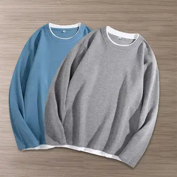 Populiarūs vyriški džemperiai O-Kaklo padažas Temperamentas Atsipalaidavęs tinkamas Vaflinis džemperis