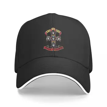 Guns N Rose GNR logotipas Beisbolo kepuraitė Casual Steampunk Music Sumuštinių kepurės Unisex stiliaus reguliuojama tėčio skrybėlė Sportas