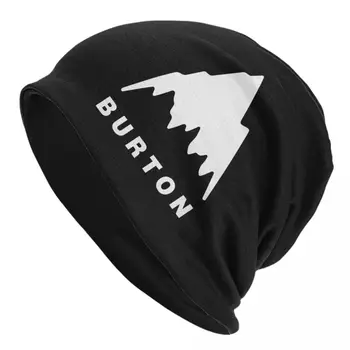 Burtons kalnas Snieglenčių kaukolės Beanies Kepurės Vyrai Moterys Unisex Mada Žiema Šilta megzta kepurė Suaugusiųjų variklio dangčio kepurės