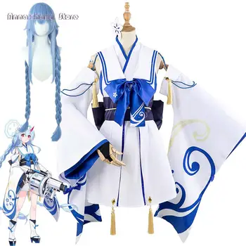 Blue Archive Kostiumas Waraku Chise Cosplay Kimono anime ir žaidimų paroda Coser pilna apranga Helovino karnavalo vakarėlio drabužiai