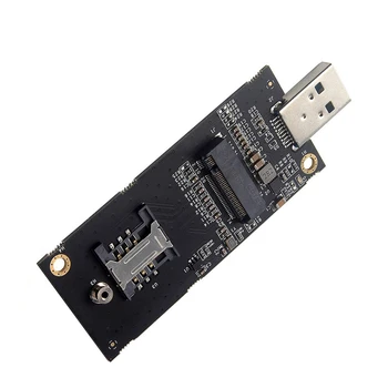 Chenyang NGFF M.2 Key-B WWAN į USB 3.0 adapterio stovo kortelė w SIM lizdas 3G / 4G / 5G LTE belaidžio modulio modemo kortelei