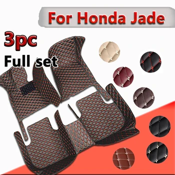 Automobiliniai kilimėliai Honda Jade FR4 FR5 2013~2020 Prabangus odinis grindų kilimėlių rinkinys kiliminis kilimėlis Auto Kojų pagalvėlės Interjero dalys Automobilių aksesuarai