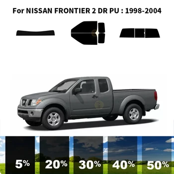 Precut nanokeramikos automobilis UV langų atspalvio rinkinys Automobilinė langų plėvelė NISSAN FRONTIER 2 DR PU 1998-2004