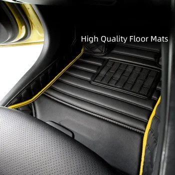 NAPPA odiniai 3D automobilių grindų kilimėliai Porsche Taycan 2019-2023 718 Boxster 2016-2020 911 2019-2022 Auto Accessories Interjeras