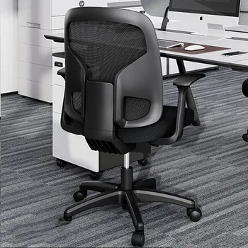 Masažas Pasukamos biuro kėdės Reguliuojamos ergonomiškos vykdomosios ritininės biuro kėdės Ratai Dizainas Chaise de Bureau biuro baldai