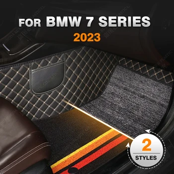 Automobiliniai grindų kilimėliai BMW 7 serijai 2023 Custom auto foot Pads automobilių kilimų dangčio salono aksesuarai