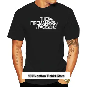 Camiseta de moda para hombre, camisa con cara de bombero, 2021