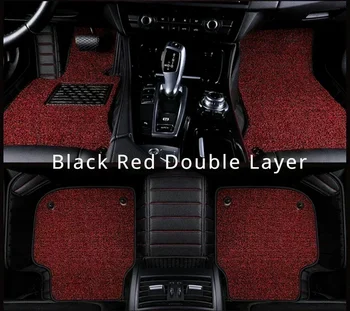 dryžuotas Pu odos 3D automobilių grindų kilimėlis Mercedes Benz C klasės W203 2004-2007 W204 W205 W206 2023 Interjero detalės Automobilių aksesuarai