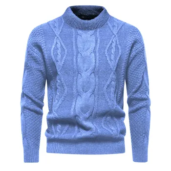 Vyrų rudens ir žiemos mados mados šiltas megztinis