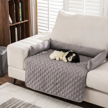 Audinio augintinio pagalvės kilimėlis Augintinis minkšta ir patogi vieta ilsėtis su pagalvės kilimėliu Neslidus sofos užvalkalas
