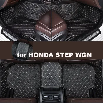 Autohome automobilių grindų kilimėliai HONDA STEP WGN 2009-2018 metai Atnaujinta versija Pėdų coche priedai Kilimaiindividualizuotas