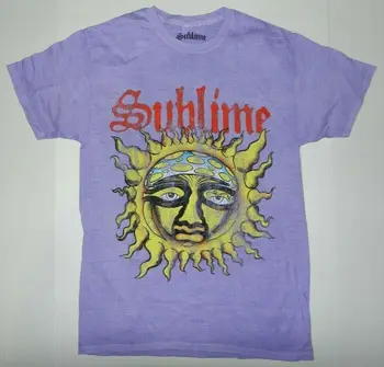 Sunshine Sublime Lavender Band Grafiniai marškinėliai Nauji