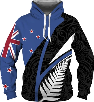 2022 Fashion Australia Style džemperiai su gobtuvu 3D spausdinti vyriški džemperiai Unisex Casual Pullover marškiniai