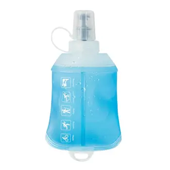Minkšto vandens butelis minkštas sulankstomas vandens laikymo krepšys 150ML kempingo vandens butelis TPU sulankstoma vandens pūslė
