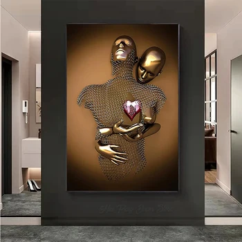 5D Apvalus deimantų siuvinėjimo paveikslėlis Abstrakti auksinė statula Pora Menas Deimantų tapyba Viso kvadrato mozaika Rankų darbo dovana