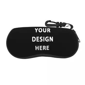 Custom your design here Glasses Case Portable Custom Customize Logo Letter Print Shell Eyeaks Case Solar Glasses Box