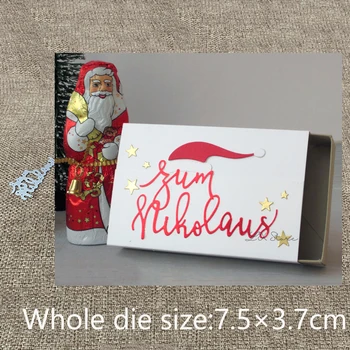 XLDesign Craft Metal Cutting Cut Dies German to Nicholas decoration scrapbook Album Paper Card Craft Embossing cutting