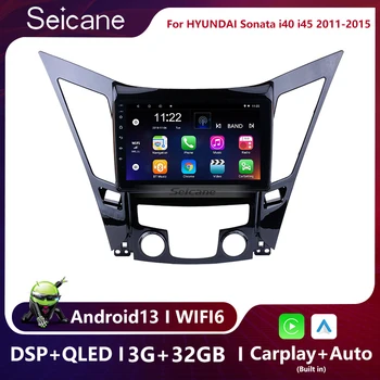 Seicane All-in-One Android 13 automobilinis multimedijos grotuvas GPS navigacijos sistema 2011 m. 2012 m. 2013 m. 20142015 HYUNDAI Sonata i40 i45